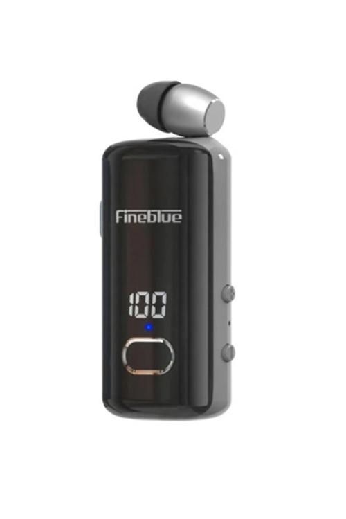 zeyta12 Fineblue F580 Dijital Göstergeli Makaralı Titreşimli Bluetooth Kulaklık Siyah zeytan45