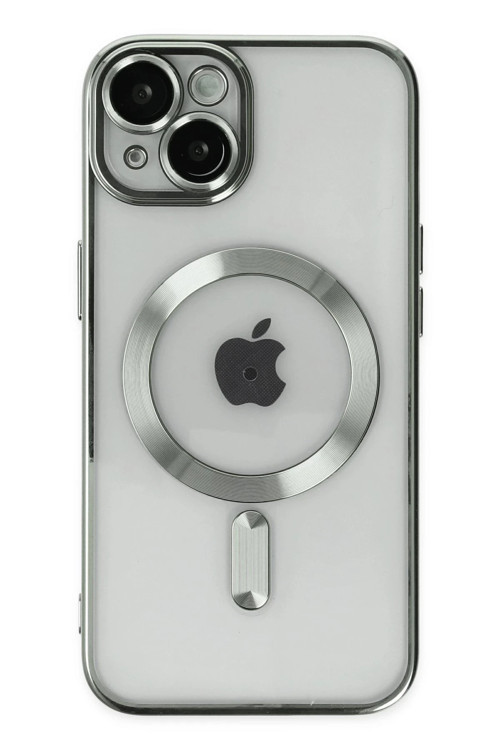 iPhone 14 Kılıf Kross Magneticsafe Kapak - Gümüş