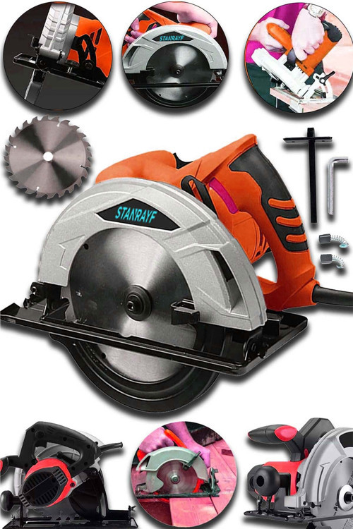 Alman 9900 W Bakır Sargılı Çelik Şanzıman Profesyonel Sunta Ahşap Kesme Daire Testere Makinesi