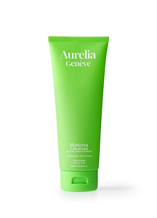 Aurelia Geneve Matcha Cleanse GlowGreen Vegan Purifying Gel 200 ml