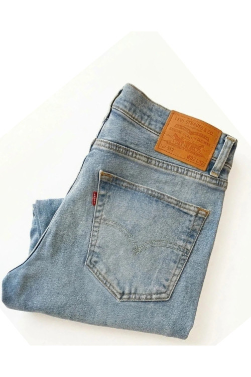512™ Slim Taper likralı esnek Jean -iceblue-