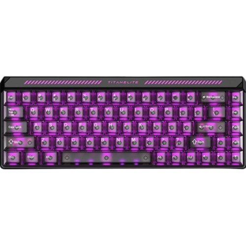 FGG Madlions Titan 68 Turbo Hall Effect 8K Manyetik Oyuncu Klavyesi Xueyao Magnetic Switches-Dual Siyah