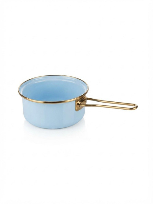 Cemre Emaye Metal Saplı Sosluk / Sütlük – 16 CM