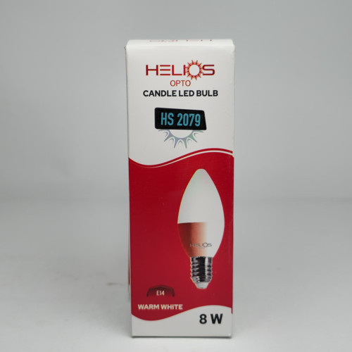 HS 2079 8W E14 Duy Mum / Buji Tip Sıcak Beyaz LED Ampul