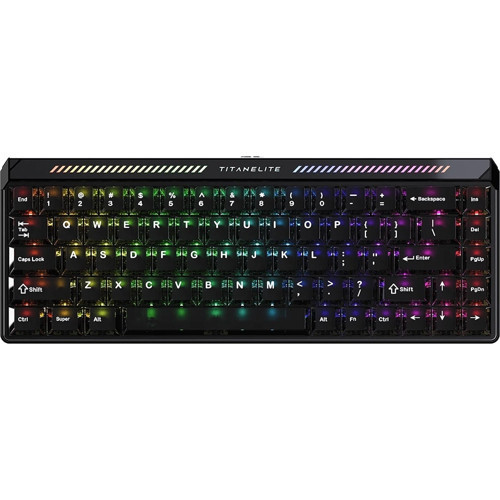 FGG Madlions Titan 68 Turbo Hall Effect 8K Manyetik Oyuncu Klavyesi Polar Magnetic RGB Switches-Siyah