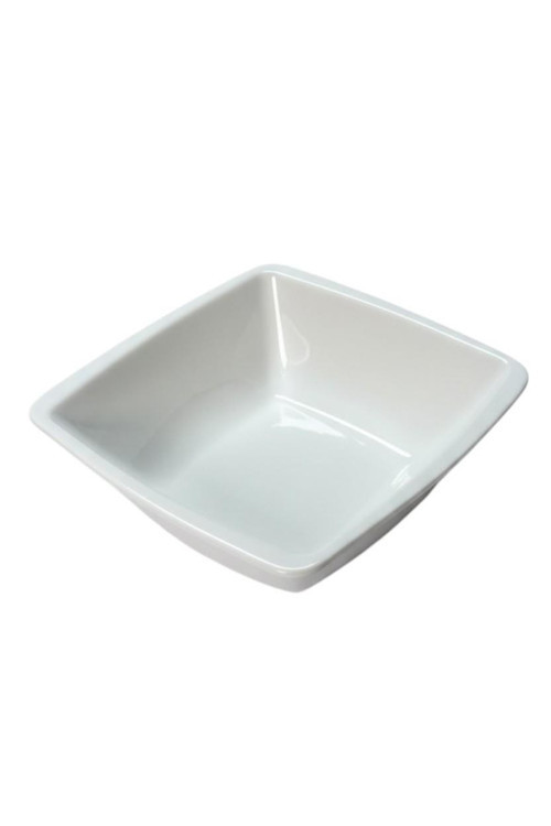 Porselen Kare Kase 22cm, Salata Kasesi, Sunum Kasesi 22cm