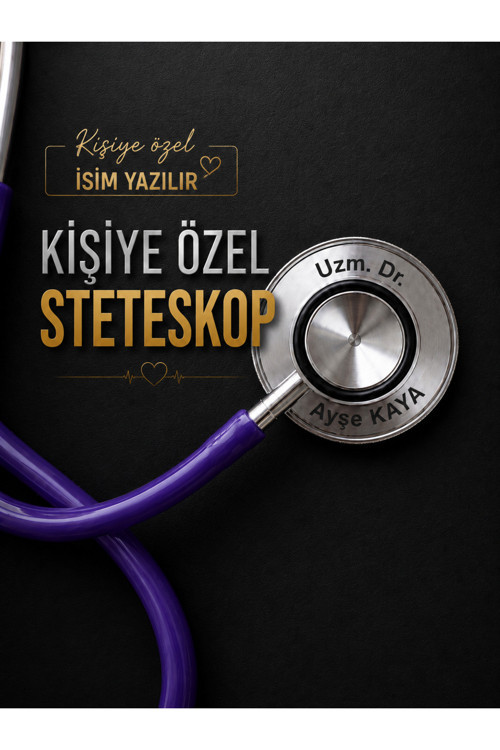 Kişiye Özel Stetoskop (Mor)