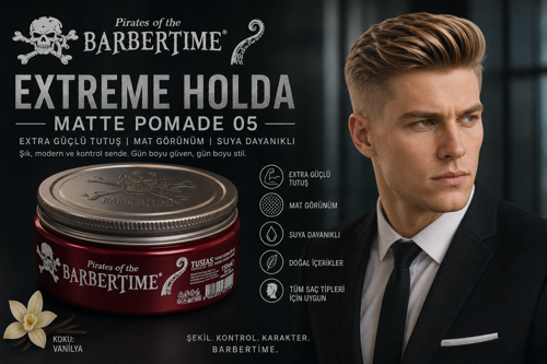Extreme Hold Matte Pomade 05 Saç Şekillendirici Mat Wax 150 ml