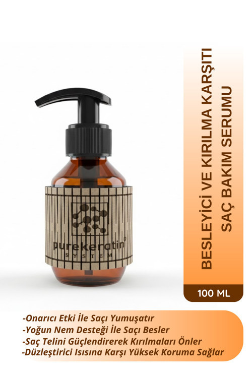 Onarıcı ve Kırılma Karşıtı Saç Bakım Serumu 100ml + 2 adet