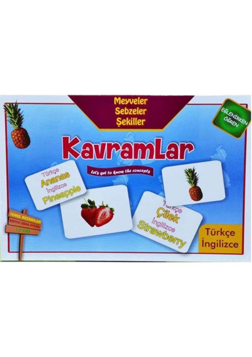 Kızılkayalar Kavramlar Eğitici Seti Meyveler