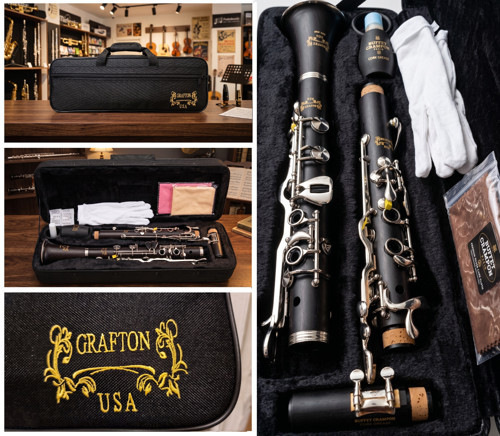 Grafton U.S.A. GCL300 Sol Klarnet, 4 Yüzük (Rahat Çalım), Tombul Varil (Tok ve hacimli ses karakteri, akort-entonasyon stabilitesi)