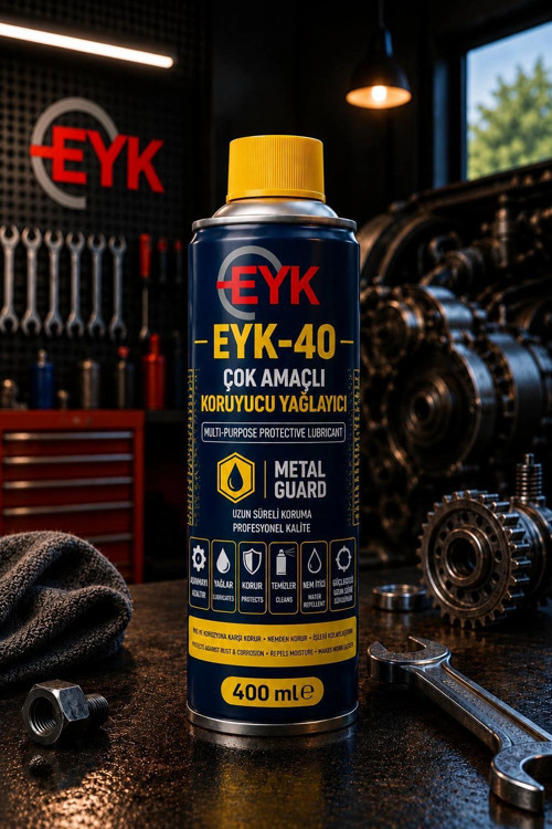 EYK ÇOK AMAÇLI BAKIM SPREYİ 400ML.EYK-40 (WD-40 MUADİLİ )