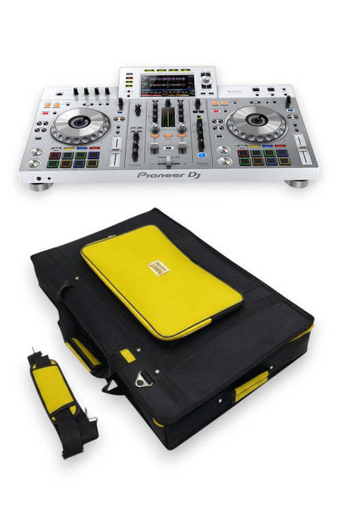 Xdj Rx2 Setup Için Uyumlu Çanta Soft Case Kılıf. Siyah Sarı.