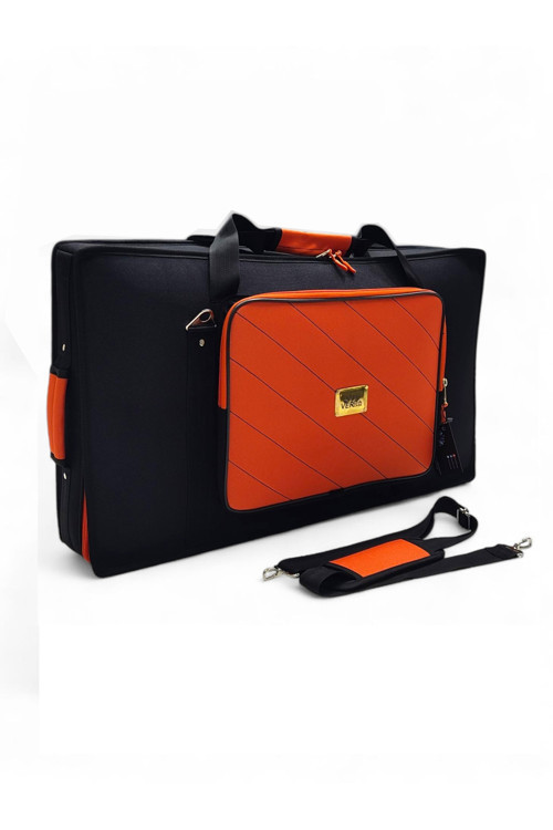 Denon Sc Live 4 Setup için Uyumlu Soft Case Taşıma Çantası.Turuncu.