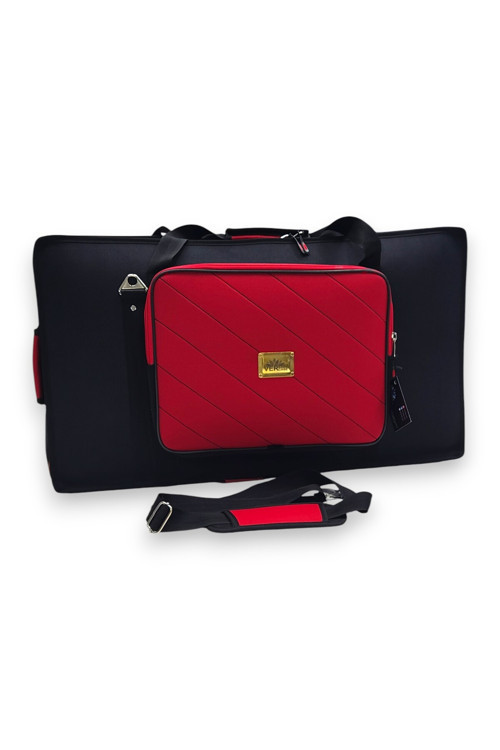 Xdj-rr Setup Için Uyumlu Çanta Soft Case Kılıf Siyah-Kırmızı