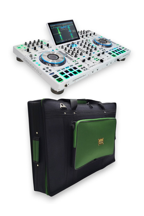 Prime 4+ Setup için uyumlu Soft Case Taşıma Çantası. Siyah Haki yeşil.
