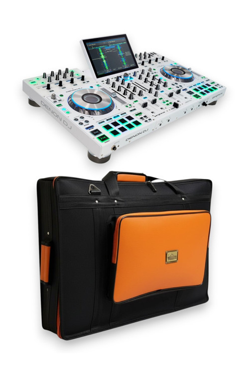 Prime 4+ Setup için uyumlu Soft Case Taşıma Çantası. Siyah Turuncu.
