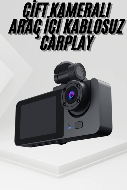 3 Kameralı 2 İnç 1080P Araç İçi Kamera Sürüş Kamerası CarPlay CZZZARAÇİÇİKAMERAAAA1