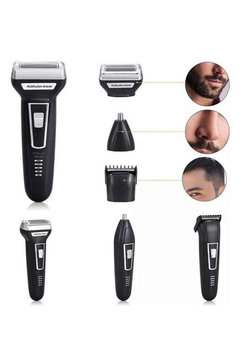 3'lü Set Saç Sakal Kesme Traş Makinesi Burun Kılı Alma Tıraş Makinesi UCZZZHK450TIRAŞMMM3