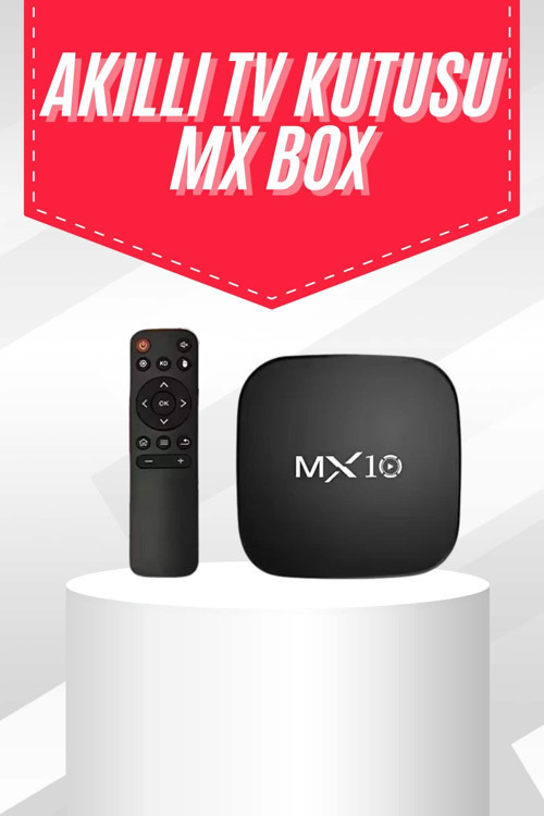 Mx Box Android Tv Media Sound 4K Ultra HD Görüntü Kaliteli CZZZMXBOXSSSS2