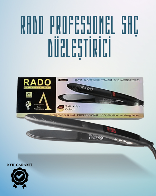 Rado RD-446 Seyahat Dostu Saç Düzleştirici – Güvenlik Kilidi ve Taşınabilir Tasarım CZZZRD446-3