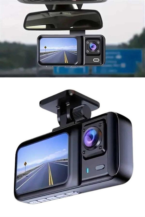 1080p Sürüş Kaydedici 2 İnç Araç Araba Ön İç Arka DVR IPS Ekran UCZZZDVRARAÇİÇİKAMERAAA6