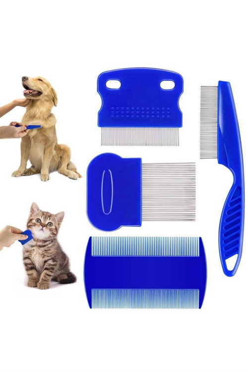 4'lü Bit Evcil Hayvan Tarak Seti Kedi Köpek Bit Tarak Seti Pire Tarağı UCZZZZEVCİLHAYVANTARAKSETİİİİ