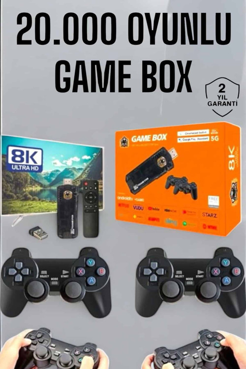 8K Premium 20.000 Oyunlu Gamebox TV Uyumlu CZ8KGAMETVSTİCK3