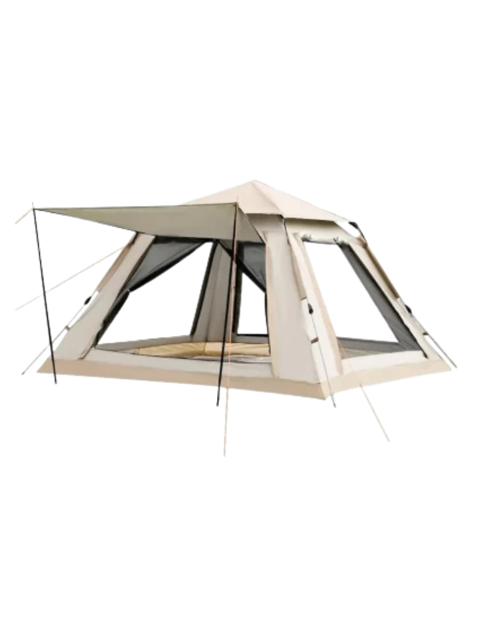 Güneşlikli Kamp Çadırı 240x240x160 cm 6 Kişilik Kolay Kurulum Outdoor
