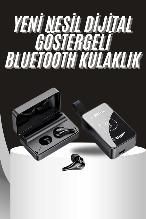 TWS Bluetooth Kulaklık Aynalı Kulaklık Dijital Göstergeli Dokunmatik Kontrol CZZZH3SKULAKLIKKK3