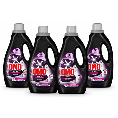 Sıvı Deterjan 1500 ml Siyahlar 4 lü