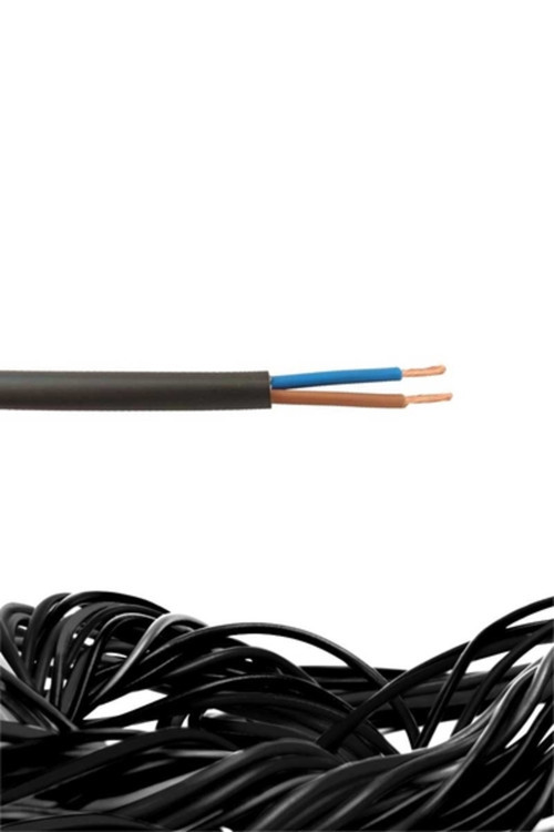 2X1 Ttr Kablo Metre Seçenekli (Siyah) 9Mt