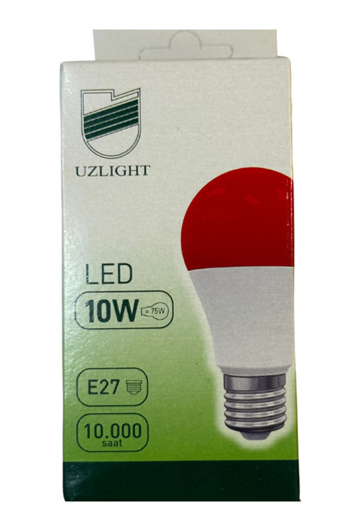 10W(75W) 1000K (Kırmızı Işık) E27 Duylu Led Ampul