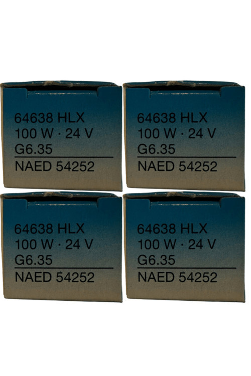 64638 Hlx 100W 24V G6.35 Duylu Halojen Ampul (4 Adet)