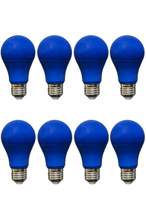(8 Adet) Osaka 10W Mavi Işık E27 Duylu (Kalın Duy) Led Ampul