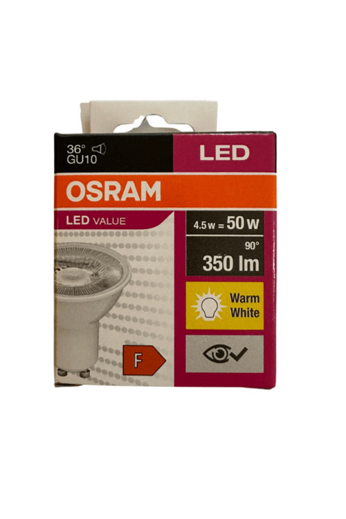 Par16 4.5W (50W) Gu10 Duy 3000K Sarı (3 Adet)