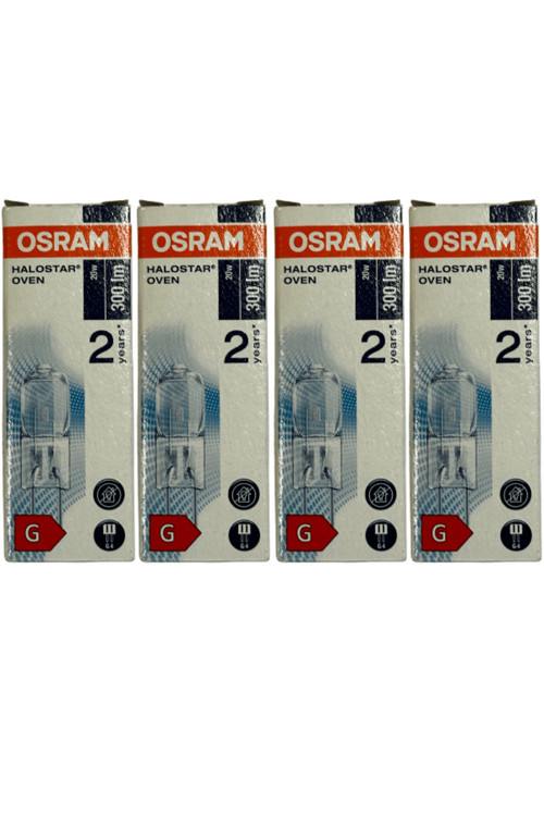 64428 20W 12V 2800K (Sarı Işık) Owen G4 Duylu Fırın Ampulü (4 Adet)