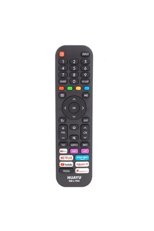 Hisense Rm-L1665 Netflix-Prime Video Tuşlu Led Tv Kumandası Rm-L1665