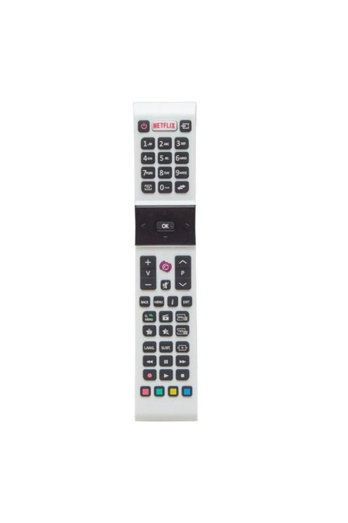 Sanyo Rca49130 Uyumlu Beyaz Netflix Tuşlu Lcd Led Tv Kumandası 18582-4