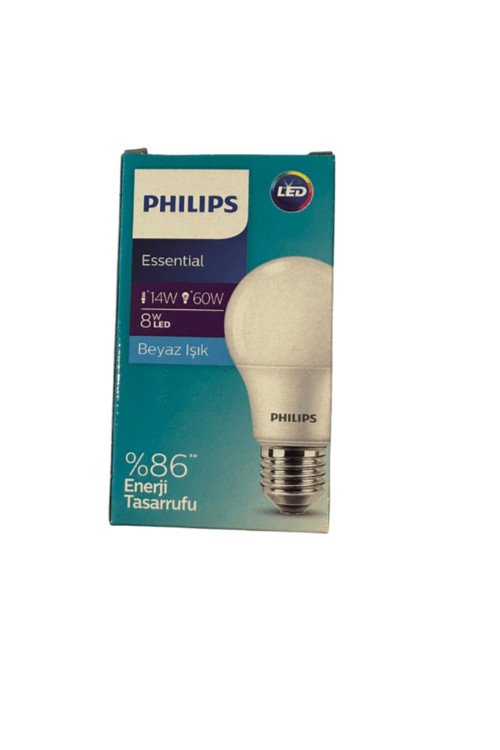 Essential Led Ampul 8W - 60W E27 Beyaz Işık (5 Adet)