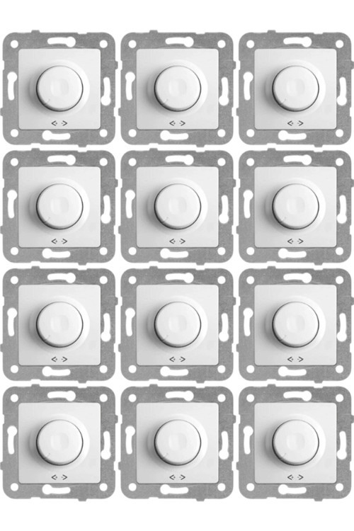 Linnera Dimmer Beyaz (Çerçeve Dahil) 90440047 (12 Adet)