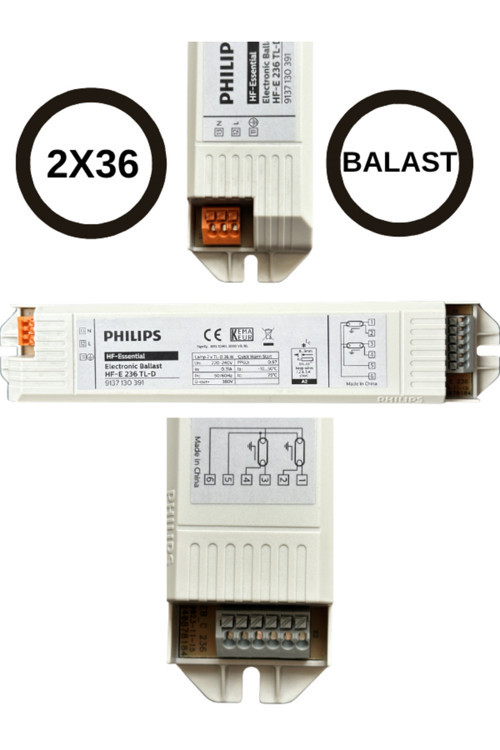 Hf-E 2X36W Elektronik Balast