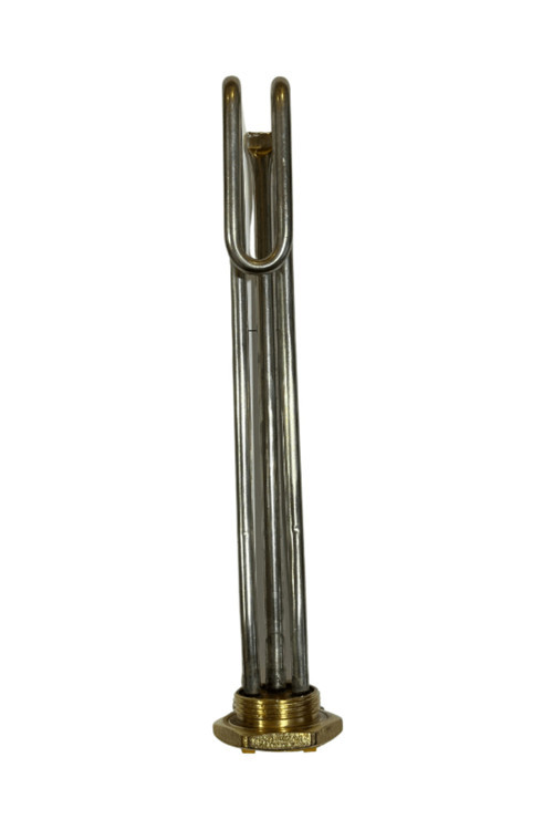 2000W 220V 11/4 Termostat Isıtıcı Bükümlü Krom 30Cm