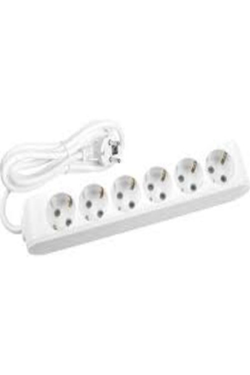Multi-Let Altılı Priz Topraklı Kablolu Ç.K. 2 Mt
