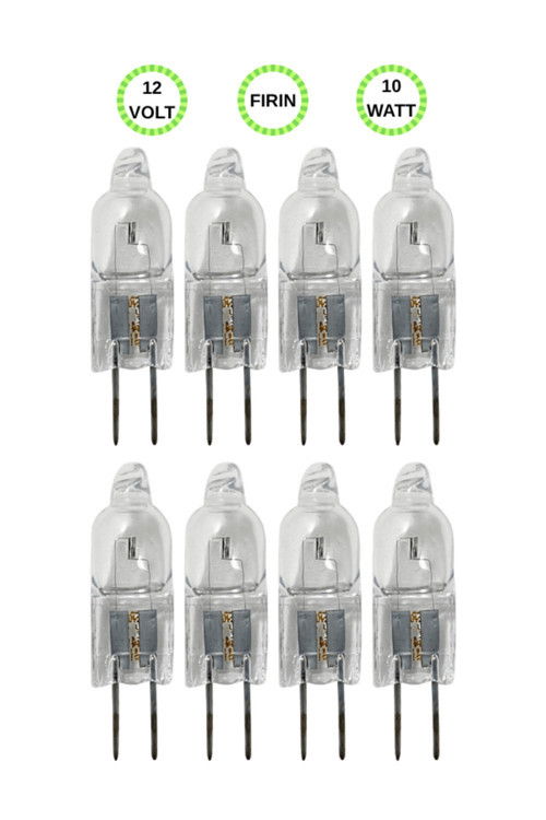 (8 Adet) Ledvance 12Volt 10W Sarı Işık G4 Duylu (İğne Bacak) Fırın Ampulü