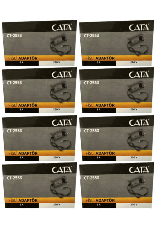 Ct-2553 5 Amper 220V Fişli Adaptör (8 Adet)