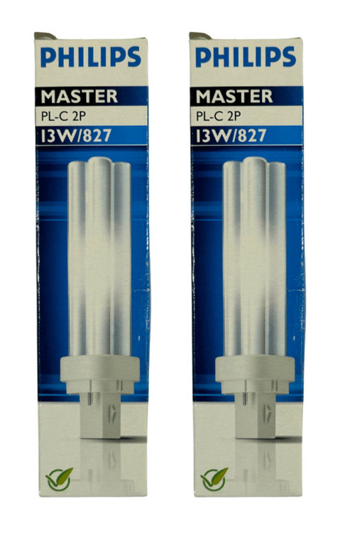 Master 13W 827 2700K (Sarı Işık) 2 Pinli G24D-1 Duylu Plc Ampul (2 Adet)