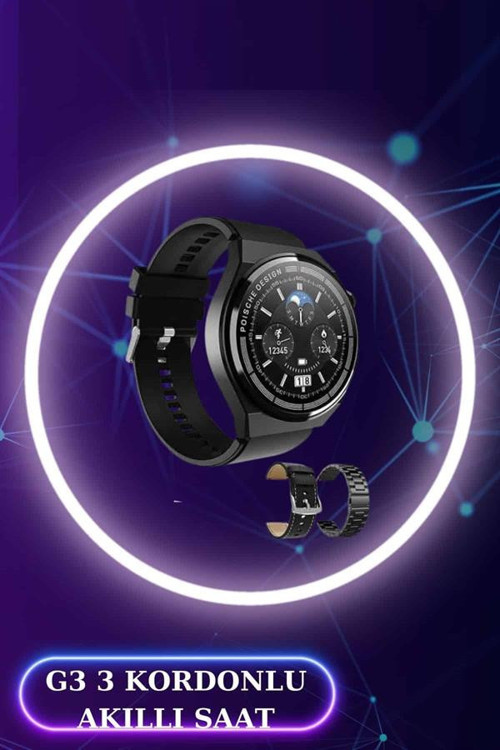 Akıllı Saat ve Kulaklık Seti Dokunmatik Ekran 5.0 Bluetooth Bağlantılı Sesli Görüşme UCZG3S2NESİL-1