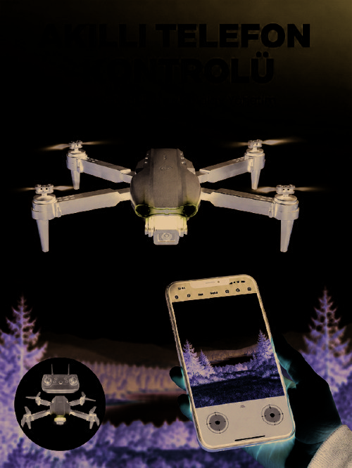 99 Pro Akıllı Kamera Drone Katlanabilir Gövde 4K HD Kamera ve APP Kontrolü