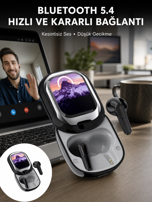 ENC Destekli Bluetooth 5.4 Kulaklık – EQ Ayarlı, Akıllı Kutulu CZZZSEONEKULAKLIK-7